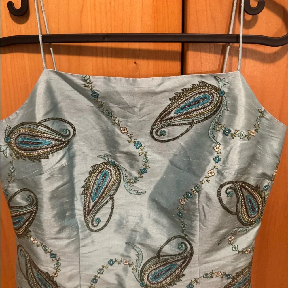 Ann Taylor Light Blue Silk Top - Picture 1 of 3